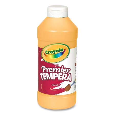Crayola Premier Tempera Paint, Peach, 16 oz Bottle 541216033